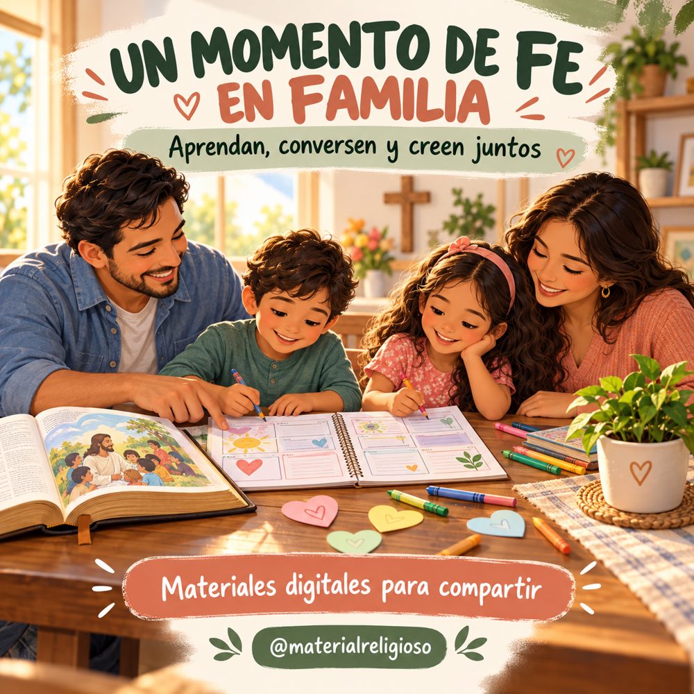 Un momento de fe en familia