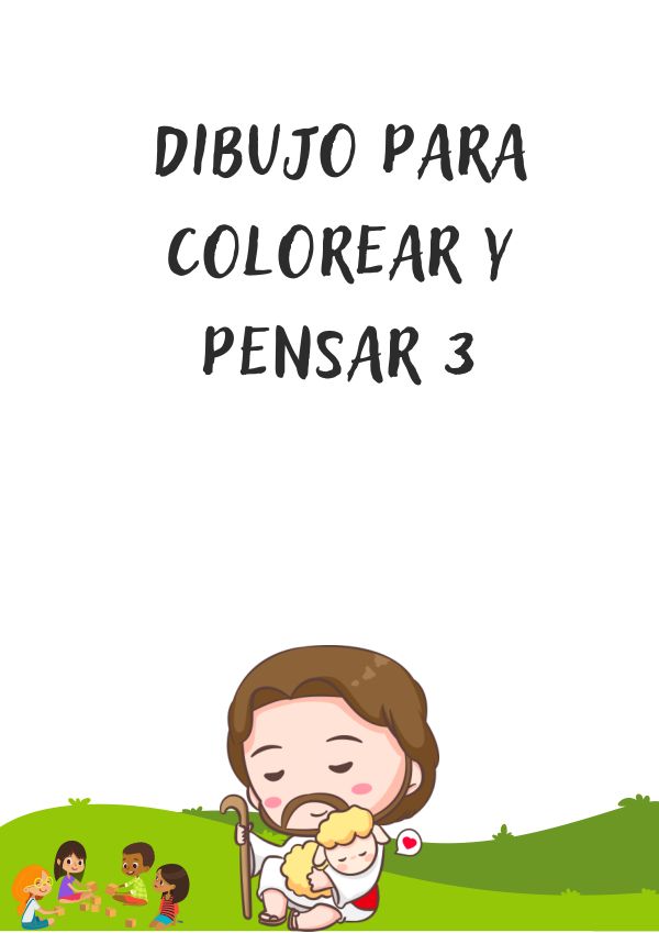 Portada de Dibujo para colorear y pensar 1