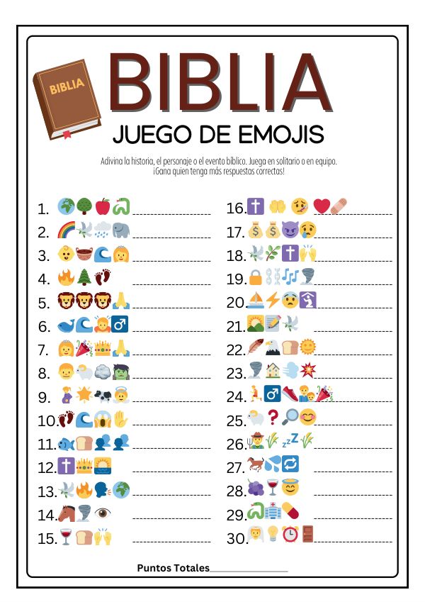 Portada de Biblia emoji